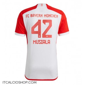 Bayern Munich Jamal Musiala #42 Prima Maglia 2023-24 Manica Corta